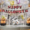 1set Bloody Arme Garland Banner Halloween Zombie Vampire Party Decorations Supplies Maison Hauted House Hanging Paper Garland
