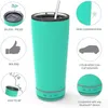 Tazze da 18 onblimazione Sublimation Wireless Tumbler in acciaio inossidabile in acciaio inossidabile a doppia parete in bottiglia per acqua isolata per regalo per regalo 240410