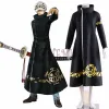 Athemis One Piece Law Trafalgar (Trafalgar d Water Law) Costume da cosplay per camicia lunga per bambini per adulti taglie forti