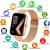 Uhren Lige 2022 Damens Smart Watch Vollbild -Touch IP68 Washingtones Armband Frauen Herzfrequenz -Überwachung Smartwatch für Android iOS