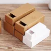 Blank White Kraft Paper Drawer Boxes for Cosmetics Essential Oil Dropper Bottle Jewelry Gift Packaging Box 20pcs- 10 30 50 100ml157j