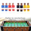 4 stycken hartsfoosball män fotboll för bordsskiva miniatyr fotbollsspelare modell turnering inomhus underhållningsdelar