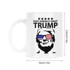 Muggar Trump Coffee Ceramic Donald Tea Cups Drinkware Gift Printed Picture Cup för enkelt grepp