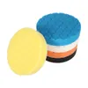 5 Pack 3/4/5/6/7 Inch Compound Buffing Polishing Pads Cutting Sponge Pads Kit for Car Buffer Polisher Compounding And Waxing