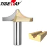 Tideway Tungsten Carbid Arc Router Bits R Angle Professionelle Holzbearbeitung CNC -Werkzeugmahlen für Holz