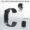 Bracciale per orologi intelligenti cinghia in silicone da 2 pc per Id115 Plus Smart Watch Woolband Sostituzione Multicolore Accessori cinghia