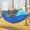 Hamacs 1-2 personne portables de camping extérieur hamac avec un moustique net umbrelladla tissu hamac hammock sweetq