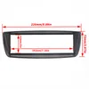 1 DIN CARRO ESTÉRIO RÁDIO FASCIA PLACA DE PLACA DE PLACA DE PLACA DE TRABALHO PARA CITROEN C1 PARA TOYOTA AYGO AB PARE PEUGEOT 107