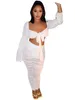 Zweiteilige Hosen für Frauen atemberaubend Neon 2 Club -Outfit für Frauenquadratkragen Flare -Ärmelband