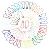 100pcs mélange coloriage broches en métal gourde de poire de poire Sécurité des clips de métal tricot marqueur de point de galet de gueule