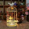 Desktop Large Birdcage Candlestick Creative Metal Crafts Candle Holder For Wedding Party Creative Dinner Table Decoration