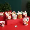 LBSISI Life 50pcs Christmas Cupcake Paper Muffin Cup-Iproof for Pastry Cake Kit New Year Spring Festival Favors Decora