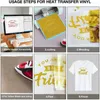 Vensterstickers voor Cricut Heat Transfer Film IJzer op T -shirt HTV Printing Garment Hoed Home Chrimas Decoration Diy Material Sheet