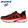 BONA Sneakers Men Shoes Sport Mesh Trainers Lightweight Baskets Femme Running Shoes Outdoor Athletic Shoes Men 240329