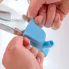 1 szt. Silikonowy kran Extender maluch dzieci woda zasięga kran gumowy ręczny mycie łazienki narzędzia akcesoriów