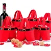 Kerstmis Santa Pants Large Handtas Candy Wine Cadeaum Bag Kerstfeest Decor Christmas Hand Hand Bag Pack Boxes