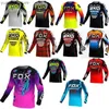 Cykelskjortor toppar 2024 Racing Downhill Jersey Mountain Bike Motorcykel Cycling CrossMax Shirt Ciclismo kläder för män Jersey Mx Ranger DH Y2404Y240418O7I8