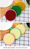 12pcs/lot Sponge Double-sided Dish Cloth Scouring Pad Brush Rag Household Chicken Cleaning Rag Washing Bowl and Dishes Pad