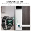 Lige NFC Smart Watch Men 1.36インチAMOLED SMARTWATCH BLUETOOTHコールIP68 Xiaomi血圧ウォッチ用防水腕時計