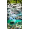 5D DIY Diamond Painting Waterfall Full Tround Traino Paesaggio Diamante ricami Croce a mosaico arredamento a mosaico