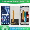 6.6 tum för Oppo Realme 8i LCD Display Touch Screen Digitizer Assembly Replacement för Realme 8i RMX3151 Display med ram