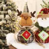 Sacchetti di caramelle di Natale borse da regalo per le caramelle per le caramelle per bomboniere e decorazioni super simpatiche pupazzo di neve Babbo Natale Deer Penguin