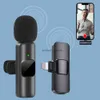 Mikrofony Mikrofon Lavalier K9 Bezpośrednie strumieniowanie dla telefonów z Androidem Odpowiednie 3,5 mm 1-in-1 lub 2-w-1q