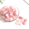 1PC Naturalny kryształ ametyst róży kwarc żwirowy nieregularne minerały polerowania próbki Reiki Healing Stone Aquarium Decor