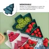 Dinnerware Sets Christmas Tree Fruit Plate Candy Storage Dried Xmas Shaped Tray Pp Multi-grid Dry