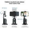 Tripods Phone Stand Auto Face Tracking Tripod 360° Rotation No App Required Live Vlog Streaming Video/Tiktok/YouTube/Zoom Meeting