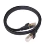 Lballist Gold Plated Flat Cat8 Ethernet RJ45ケーブルモデムルーター用マルチシールドLANネットワーク50cm 1m 1.8m