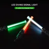 Onderwater duikveiligheidssignaal licht LED fluorescerende stick waarschuwing knipperlichtstang groen/rood/wit