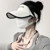 Visörler Boş Top Güneş Şapkası Ayarlanabilir Koruma Hızlı Kurutma Güneşlik UV Vizör Kapakları Kadınlar