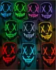 Cosmas Halloween Mieszana maska ​​LED Party Masque Maski Maski Neon Maske Light Glow In The Dark Horror Świecanie na twarz7796788