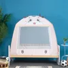 Grote ruimte Yurt-type kinderbed muggen Netto Zomer Volbodem Anti-Fall Kindergarten Home Crib Mosquito Net Double Door