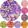 10g blandad serie Polymer Clay Boxi Slime Small Fresh Series Clay Fruit Slices for Making DIY Nail Art Handgjorda tillbehör