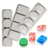 Silikolove DIY SILICONE SOAP Moule pour le savon fait à la main Formes Formes 3D Moule de savons carrés Rounds Ovales Moules Fun Cadeaux