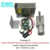 BringsMart DC Worm Motor 6V 12V KEARED REDUCER JGY-370 150RPM Självlås Turbin M8 33mm Längd Skruvsaxel Vändbar motor