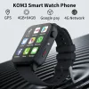 Смотреть KOM3 4G Smart Watch Phone 4GB 64GB Android LTE GPS 1.99 "HD Camera Google Play Store Sim Card Ultra Fitness Sports Men Women