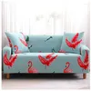 Chair Covers Flamingo Printing Stretch Elastic Sofa Cover Cotton Towel Slip-resistant For Living Room