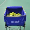 Tennis Training Device Cart Bevorderde hoogte tennisbal Opbergdoos 160 PCS Softbal Baseball Baseerbare mand opslagbassin