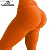 ملابس اليوغا سروال اليوغا الوردي جاكارد أرجل نسائية سلسة عالية الخصر للياقة البدنية سراويل سراويل رياضية في الهواء الطلق ملابس الشارع أسفل Y240410