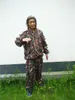 Autumn leaves camouflage fast dry hunting clothes 3D ghillie suit Paintball laser cutting Better quality jacket and pants