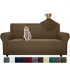 Stol täcker stretch soffa täcke soffa för vardagsrum hundar vänliga möbelskydd monterade spandex slipcovers med anti slip