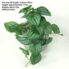 26cm plantes réalistes artificielles murales en plastique mini banyan vert faux palmier branches bricolage artisan