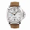 Mäns Watch Gift Panerrais Temperament Watch Sapphire Mirror Swiss Automatisk rörelse Storlek 44mm Cowhide Strap med original nålspänne M8C5