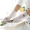 Gants de nettoyage à lave-vaisselle blanc