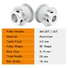 3M-28T/30T Belt Pulley Bore Size 5/6/6.35/8/10/12/14/15/16/17 mm Alloy Wheels Teeth Pitch 3.0 mm For Width 15 mm 3M Timing Belt