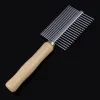 Pet Trimmer Grooming Comb Brush Steel Pins Cleaning Shedding Hair Cleaning Tool for Dog Cat Puppy