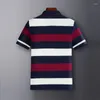 Polo's voor heren casual gebreide Polo shirt met korte mouwen mode solide kleur top